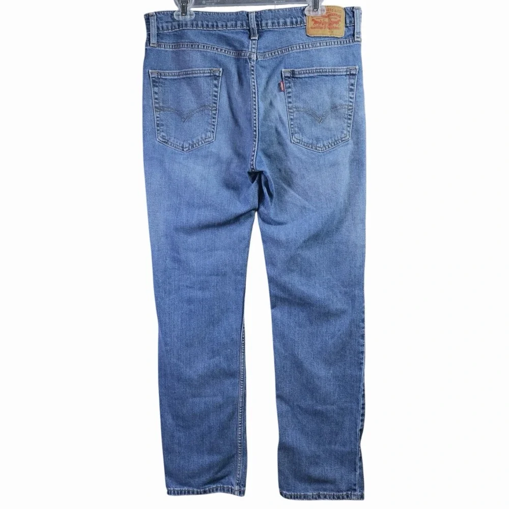 Levi Strauss 514 Jeans Mens 34x32 Blue Straight Fit Denim Casual Workwear